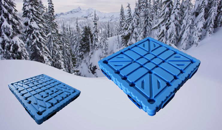 寒冷地區(qū)冬季使用中空吹塑托盤，它能受得住嗎？