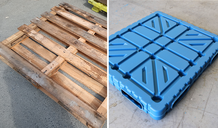 吹塑托盤與木托盤的不同，這些優(yōu)勢你知道嗎？
