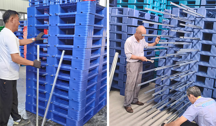 塑料托盤加鋼管和不加鋼管有啥區(qū)別？